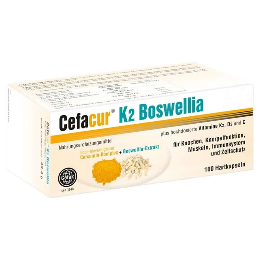 Cefacur K2 Boswellia Hartkapseln 100 St