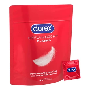 DUREX Sensitive Classic Condoms - ultra-soft condoms 40 pcs.
