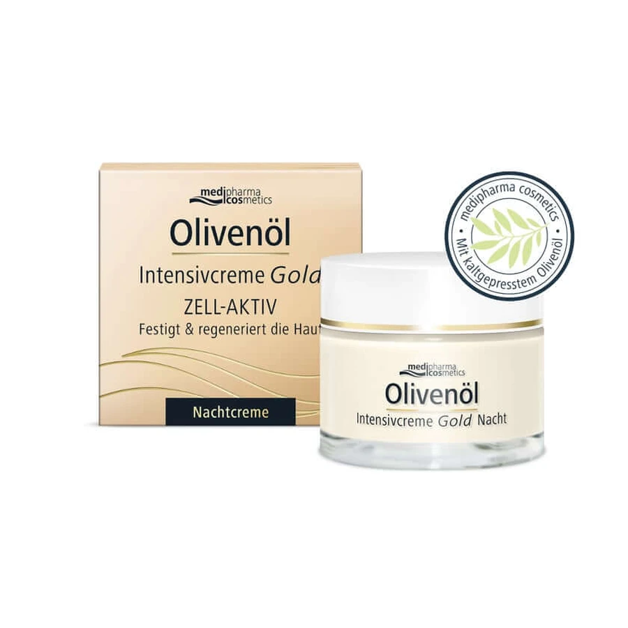 Crema intensiva all'olio d'oliva Oro ZELL-AKTIV Crema notte 50 ml