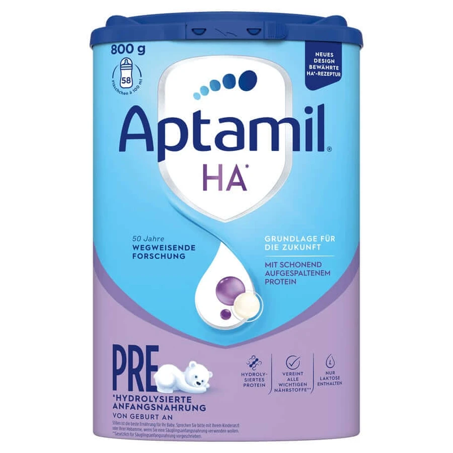 Aptamil HA Pre, Hydrolysierte Anfangsnahrung 800 g
