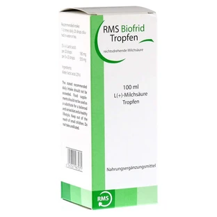 RMS Biofrid Milchsäure rechtsdrehend Tro 100 ml
