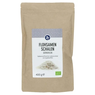 Psyllium husks ground organic powder 400 g