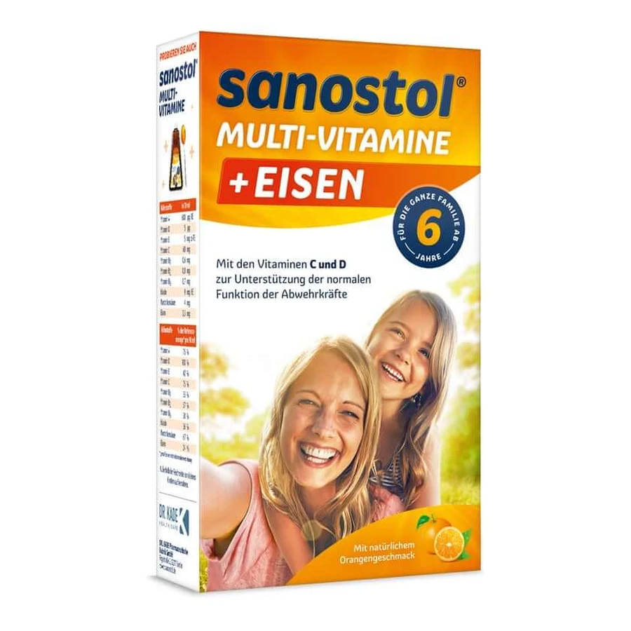 Sanostol plus zumo de hierro 460 ml