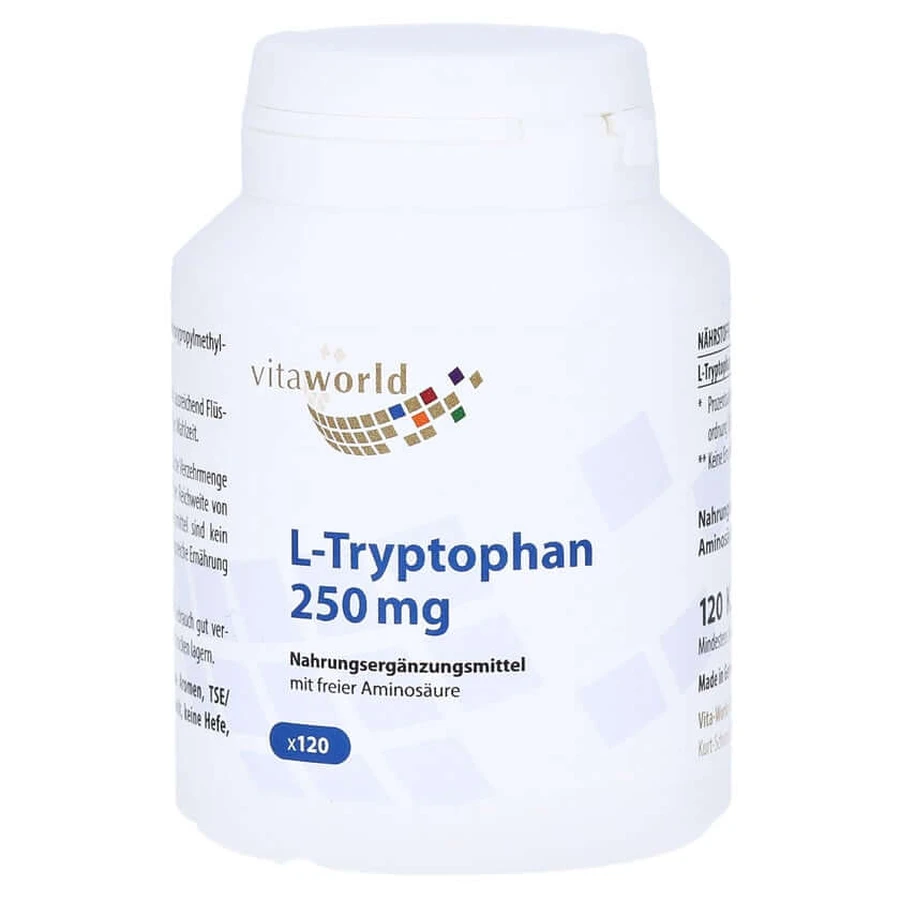 L-triptófano 250 mg cápsulas 120 Cápsulas