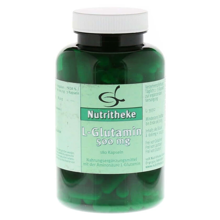 L-glutamin 500 mg Kapseln 180 St