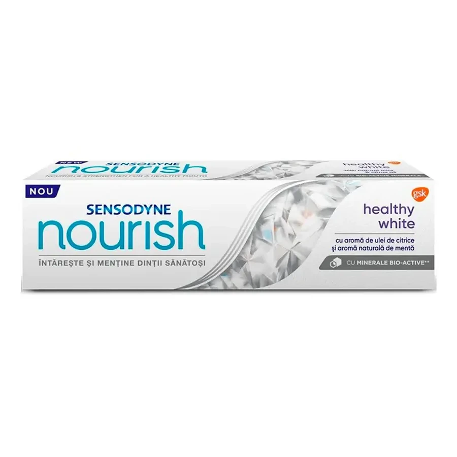 Pasta dentífrica Sensodyne Nourish Healthy White, 75 ml, Gsk