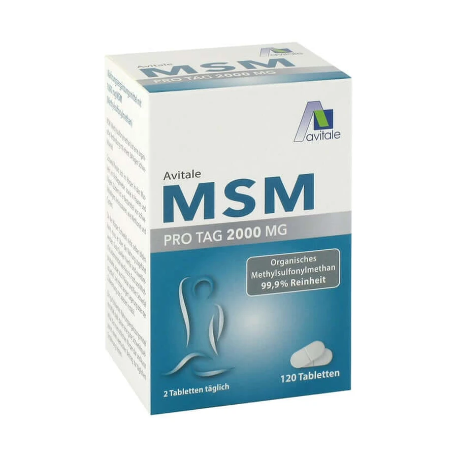 MSM 2000 mg Tablets 120 St