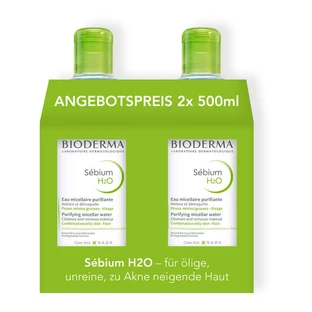 BIODERMA Sébium H2O Micellar Water Duopack 2x500 ml 2X500 ml