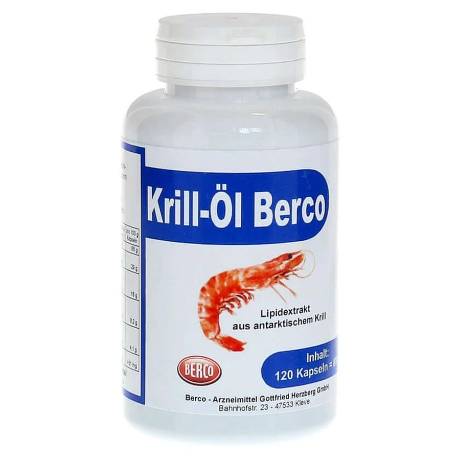 Krill oil 500 mg capsules 120 pcs