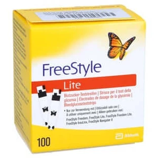 Freestyle Lite teststrips zonder codes 100 stuks