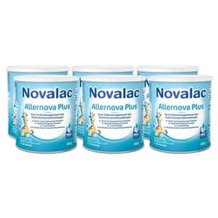 Novalac Allernova Plus Spezialnahrung 0-36 Monate 6X400 g