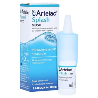 Artelac Splash MDO eye drops - Reimport 1X10 ml