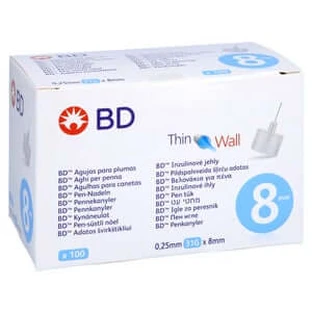 BD pen needles 0.25x8 mm 100 pcs