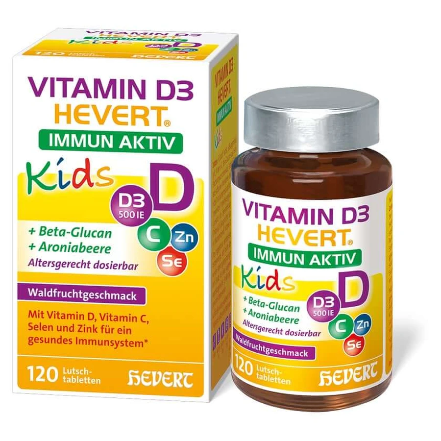 Vitamin D3 Hevert Immun Aktiv Kids 120 St