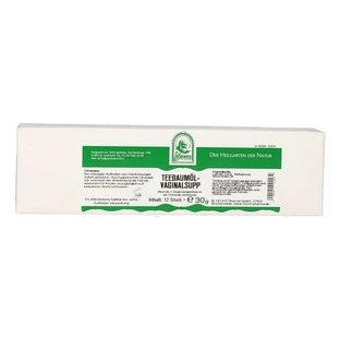 Aceite del Árbol del Té Supositorios Vaginales 12 uds.