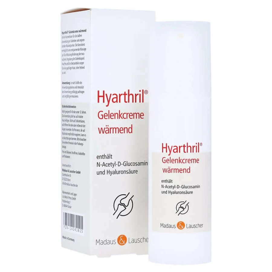 Hyarthril Crema Articular Calentamiento en dosificador 150 ml
