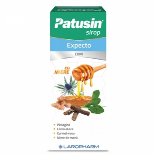 Patusin Expecto jarabe para niños, 100 ml, Laropharm