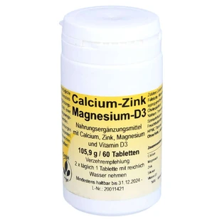 Calcium-zinc-magnesium-d3 Tablets 60 Capsules