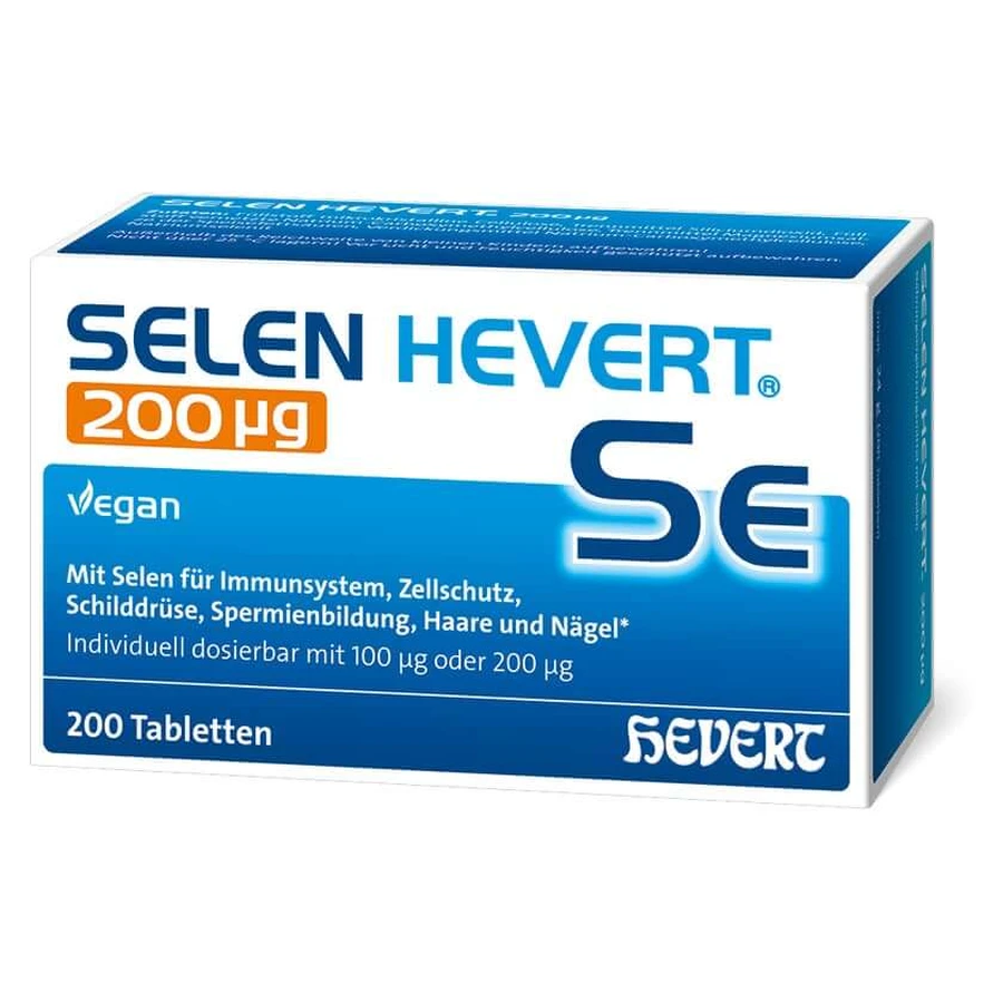 Selen Hevert 200 µg Tabletten 200 St