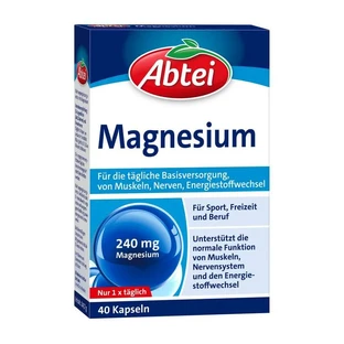 Abbey Magnesium 240mg Tf De/at 40 St