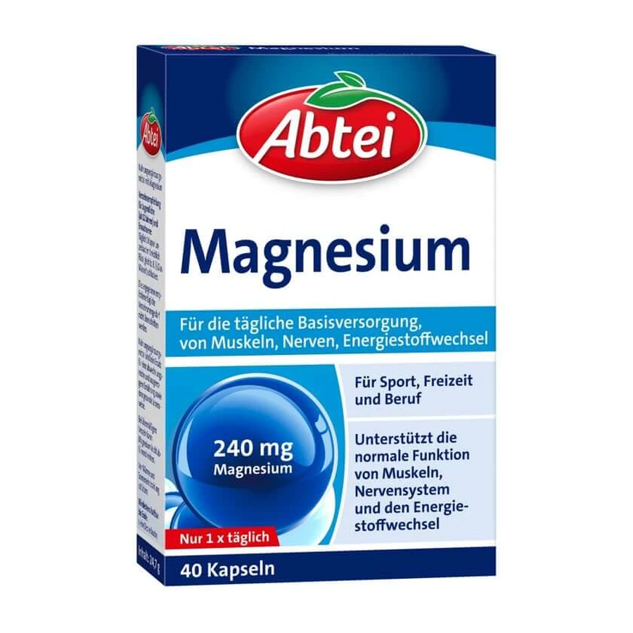 Abbey Magnesium 240mg Tf De/at 40 St