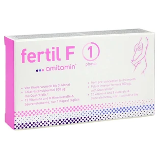 Amitamin Fertil F fase 1 Cápsulas 30 Cápsulas