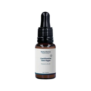Lipovitamins 1000 Vegan Vitamine D3+a+k2 druppels 15 ml