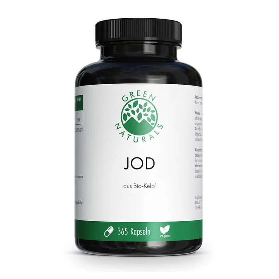 Green Naturals Yodo de algas orgánicas 200 µg K 365 St