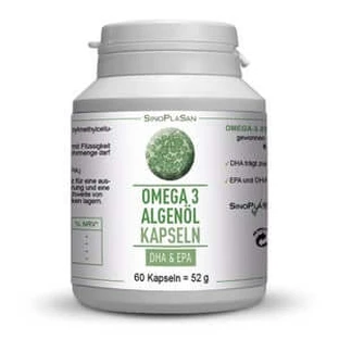 Omega-3 Algae Oil Dha+epa Capsules 60 Capsules
