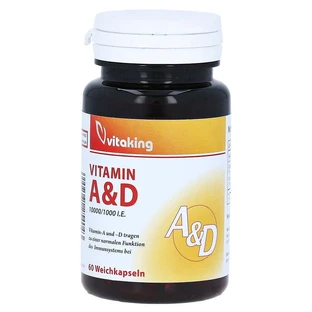 Vitamin A & D 10,000/1,000 I.U. Capsules 60 Capsules