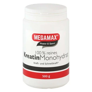 MEGAMAX Creatine 100 % pure, vegan 500 g