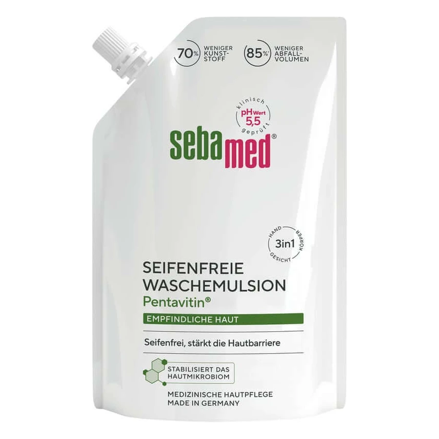 Sebamed émulsion lavante sans savon poche de recharge 400 ml