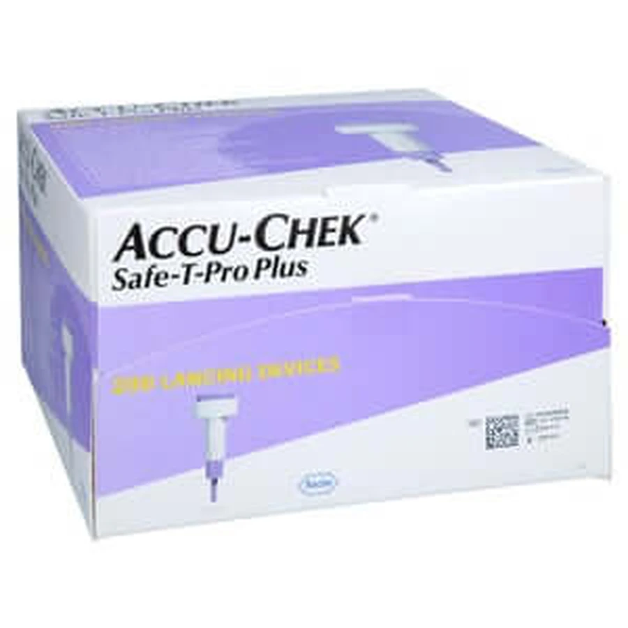 Accu-chek Safe T Pro Plus lancetten 200 stuks.