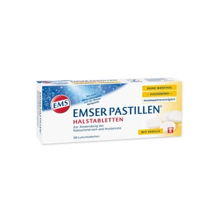 Emser pastillas sin mentol sin azúcar 30 uds.