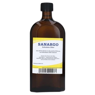 Bouteilles d'argent colloïdal Sanargo 500 ml
