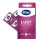 "Lust" studded and ribbed, condoms with triple stimulation (8 condoms) 8 pcs.