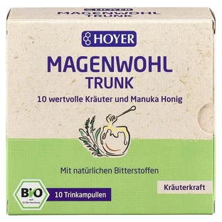 HOYER Magenwohl Trunk Organic Drinking Ampoules 10X10 ml