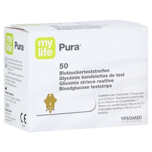 Mylife Pura bandelettes de test de glycémie 50 pcs