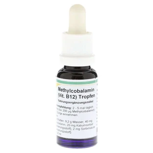 Méthylcobalamine vitamine B12 gouttes 20 ml