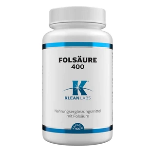 Klean Labs Foliumzuur 400 mcg 100 St