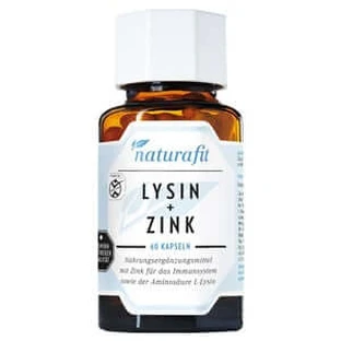 Naturafit Lysine+zink Capsules 60 Capsules