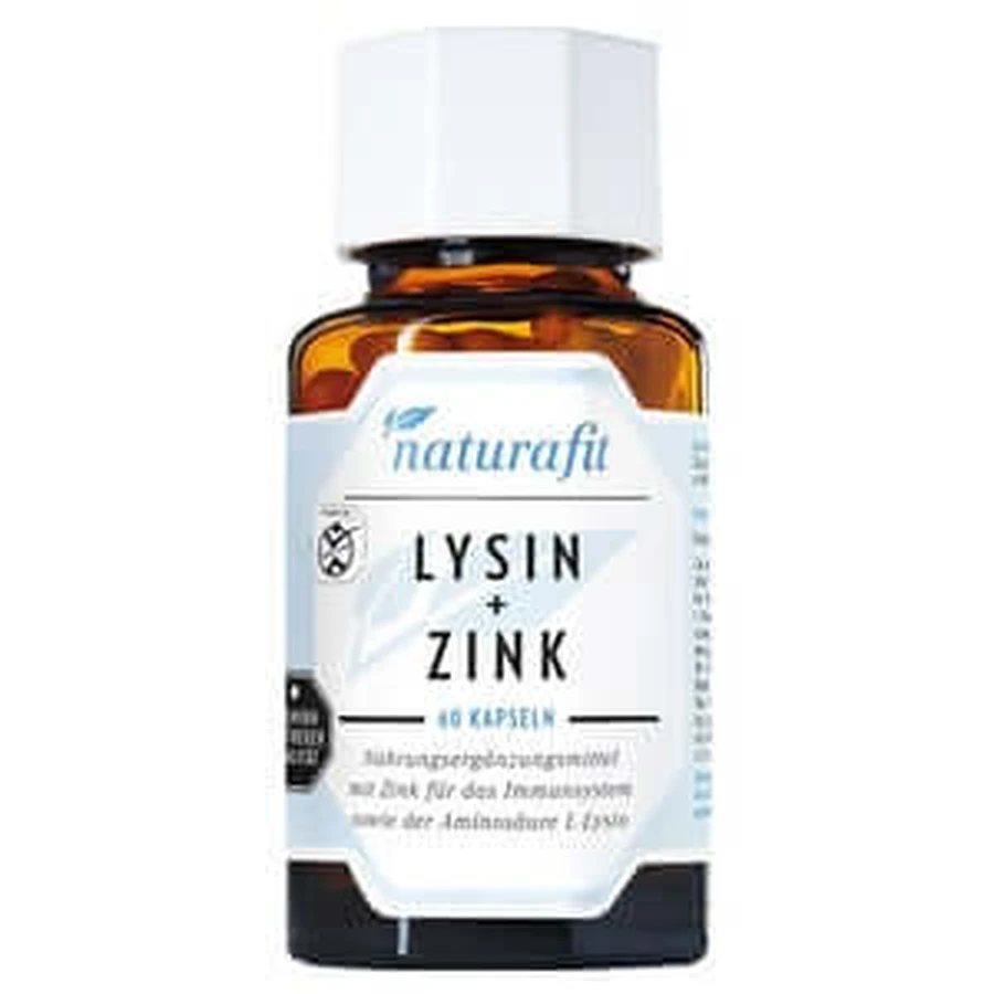 Naturafit Lysine+zink Capsules 60 Capsules