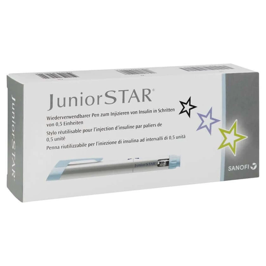Juniorstar injection device silver 1 pc