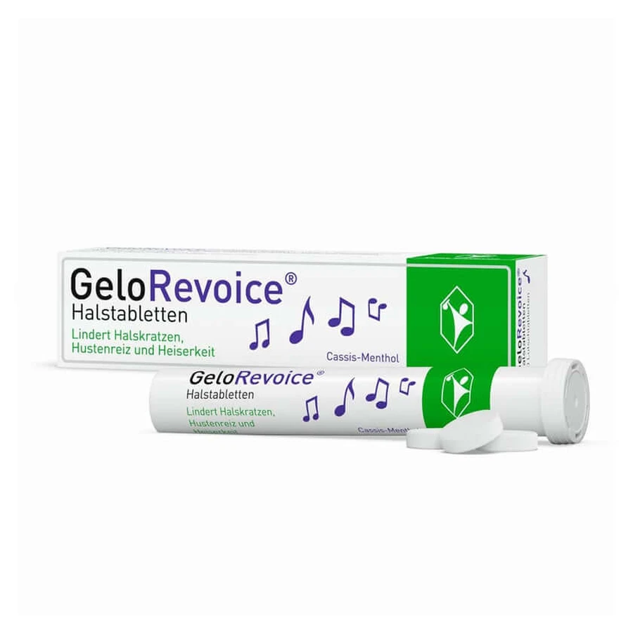 GeloRevoice pastillas para la garganta Cassis-Mentol 20 uds.