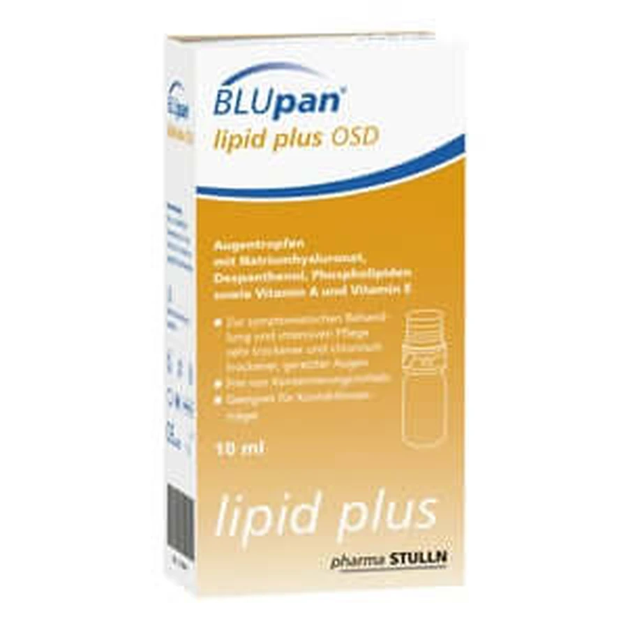 Blupan Lipid Plus Osd oogdruppels 1X10 ml