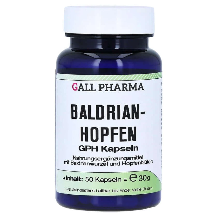 Valeriana Lúpulo GPH Cápsulas 50 Cápsulas