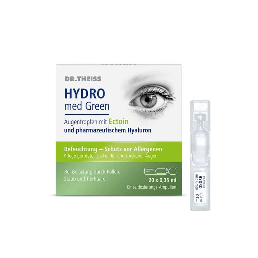 Dr.Theiss Hydro med Gotas oculares verdes 20X0,35 ml