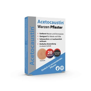 Acetocaustin esparadrapo para verrugas 20 unid.