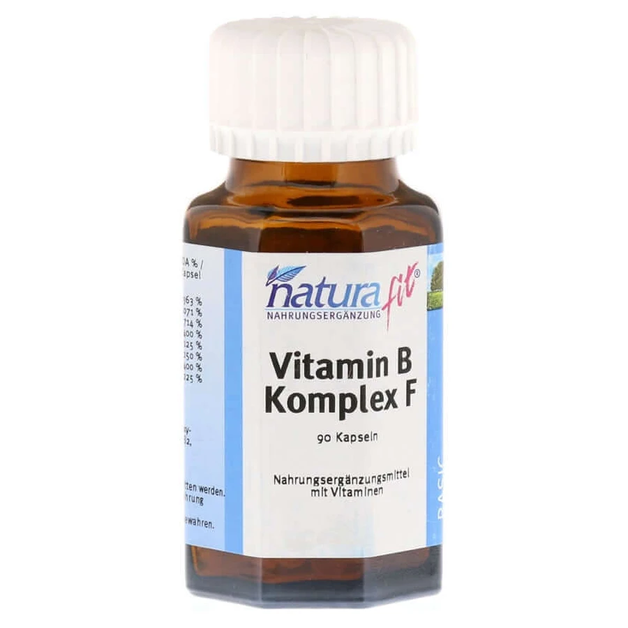 Naturafit Vitamina B Complejo F Cápsulas 90 Cápsulas