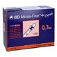 BD Micro-fine+ Insulinspr.0,3 ml U100 0, 100 pcs.